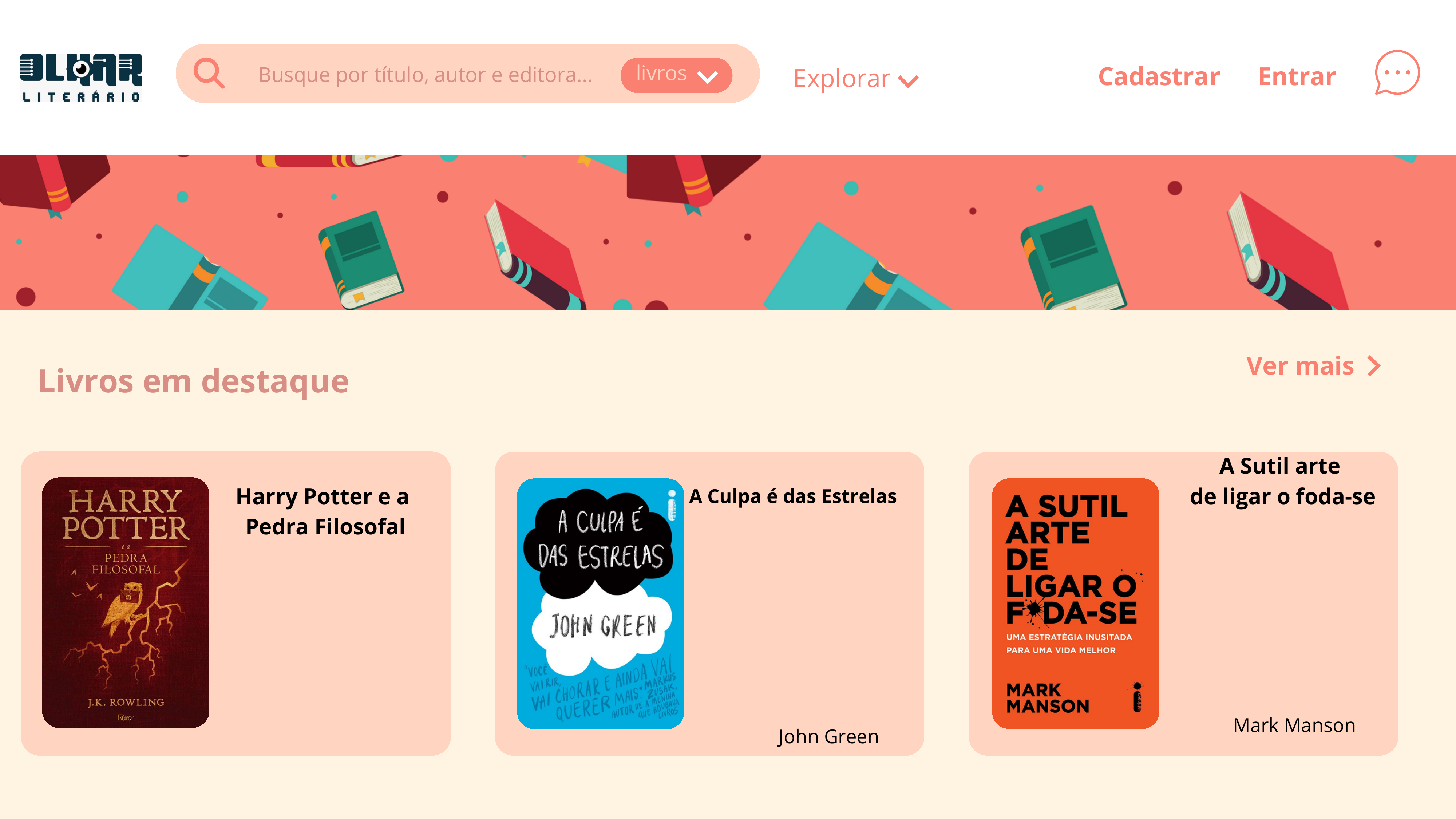 Olhar Literário - logo